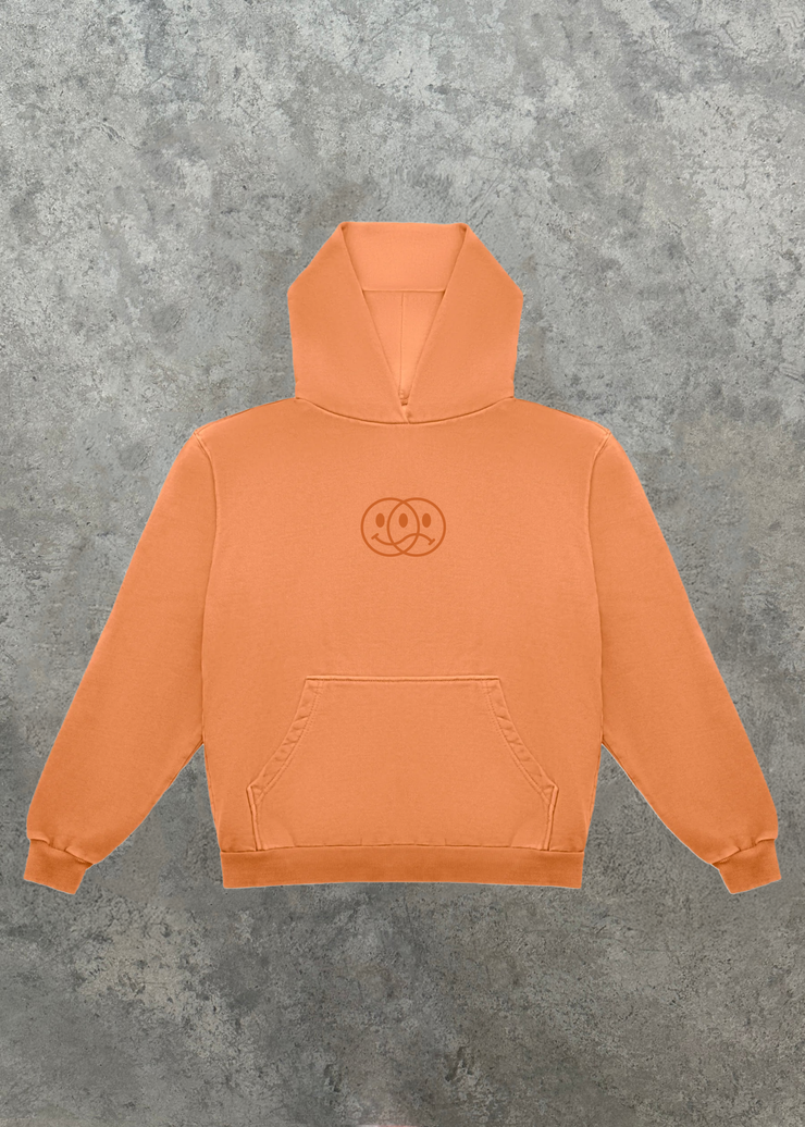 Luxury Heavyweight 15 Oz. Hoodie || Tangerine